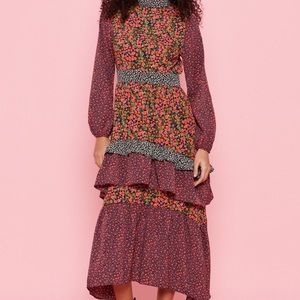 Never Fully Dressed Bethany Floral Dress UK 14 US 10